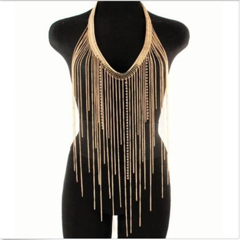 Collar cadena de cuerpo para vestido — vista 2