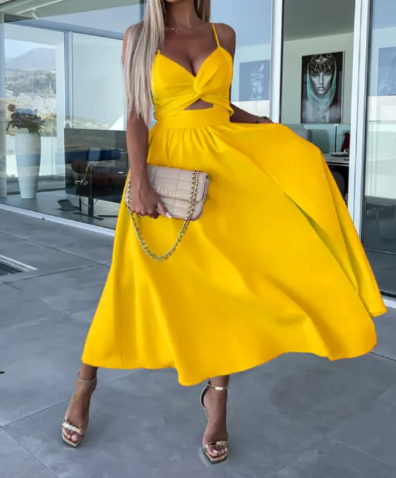 Okay Elegantes kurviges Kleid