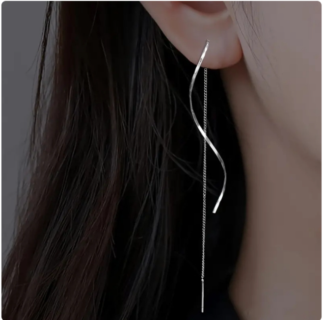 Ok Spiral Earrings Gold / Silver