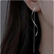 Ok Spiral Earrings Gold / Silver