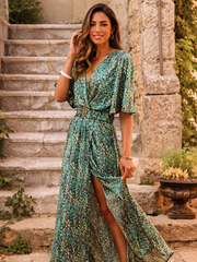Vestido Leopardo de largo midi — vista 2