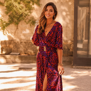 Vestido Leopardo de largo midi
