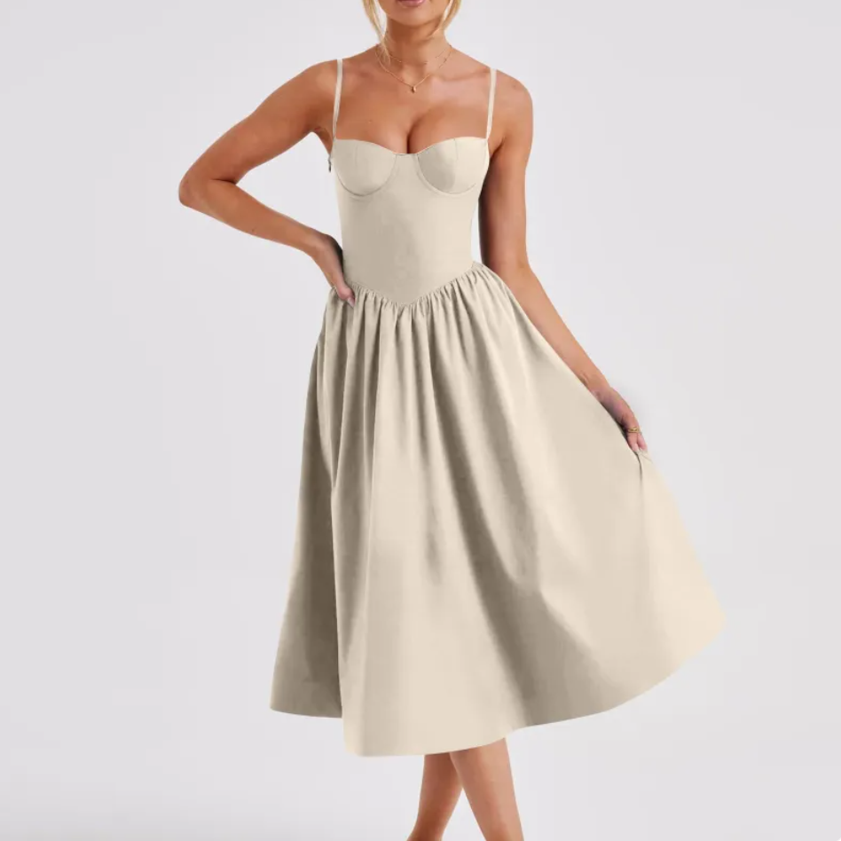 Vestido Cannes de corte francés — vista 7
