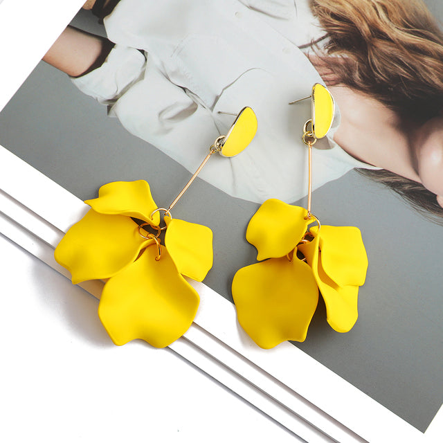 Pendientes Petal largos — vista 9