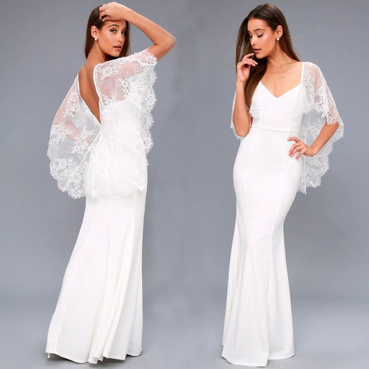 Spitzen-Schalkleid – Elegantes Spitzenkleid-Outfit