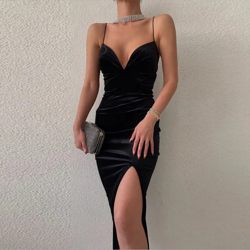 Ok Samtkleid - Spaghettiträger